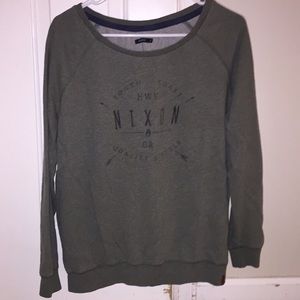 Green pullover hoodie